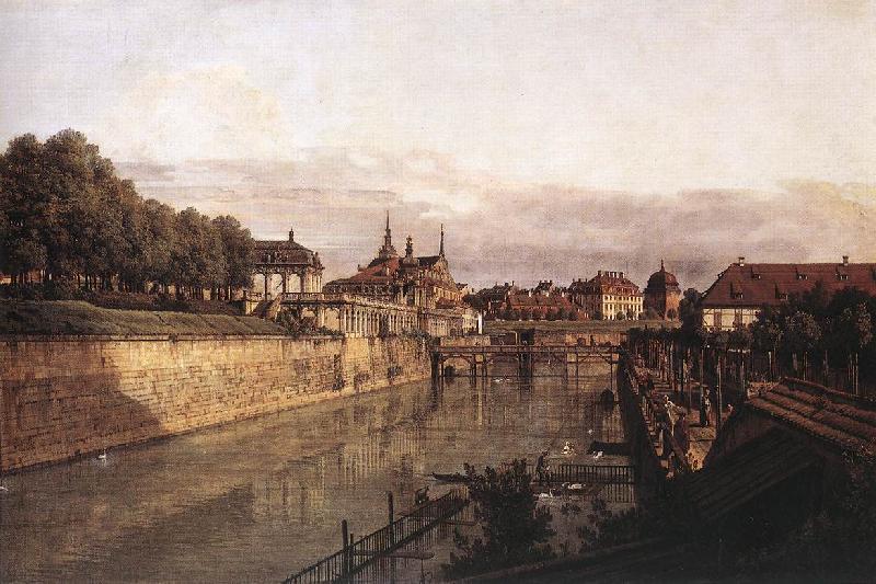 BELLOTTO, Bernardo Zwinger Waterway France oil painting art